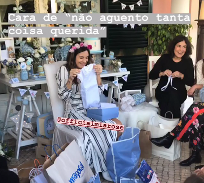 Mia Rose entusiasmada com a chegada de Mateus