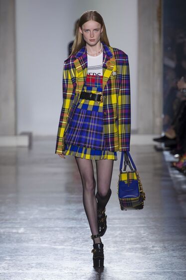  Versace, Milan Fashion Week, Scottish chic