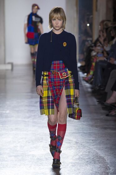  Versace, Milan Fashion Week, Scottish chic