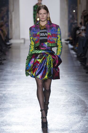  Versace, Milan Fashion Week, Scottish chic