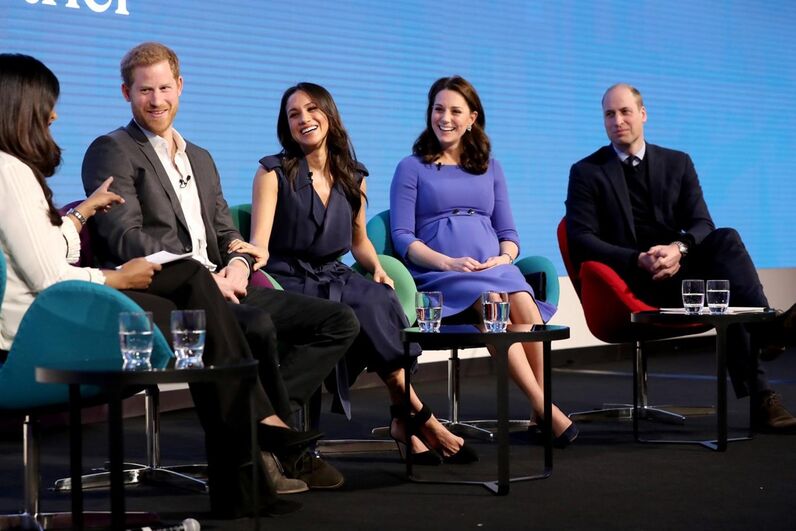 Meghan Markle, Kate Middleton, Harry, William 