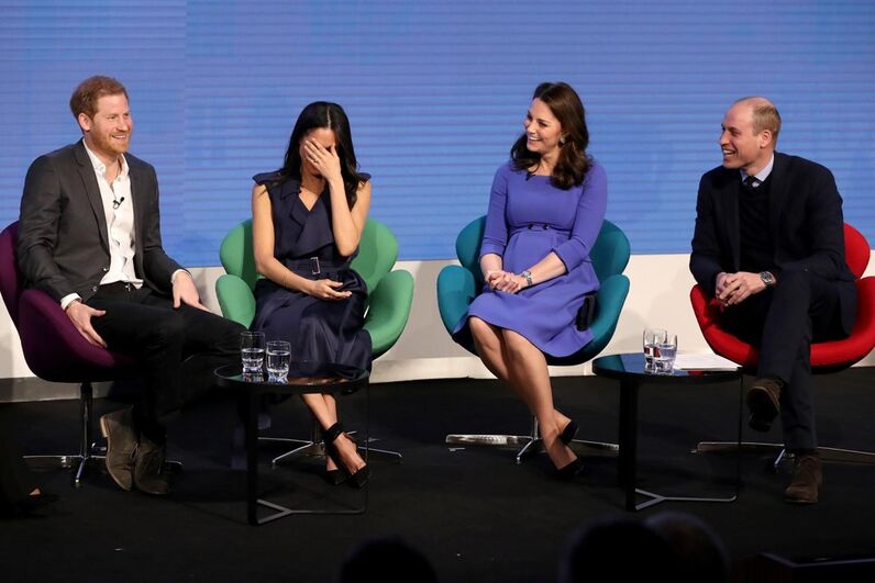 Meghan Markle, Kate Middleton, Harry, William 