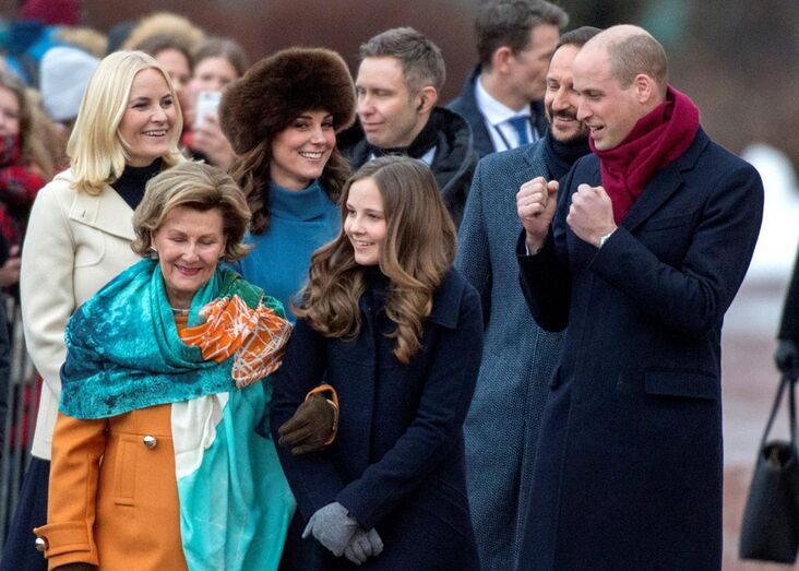 duques de cambridge, noruega