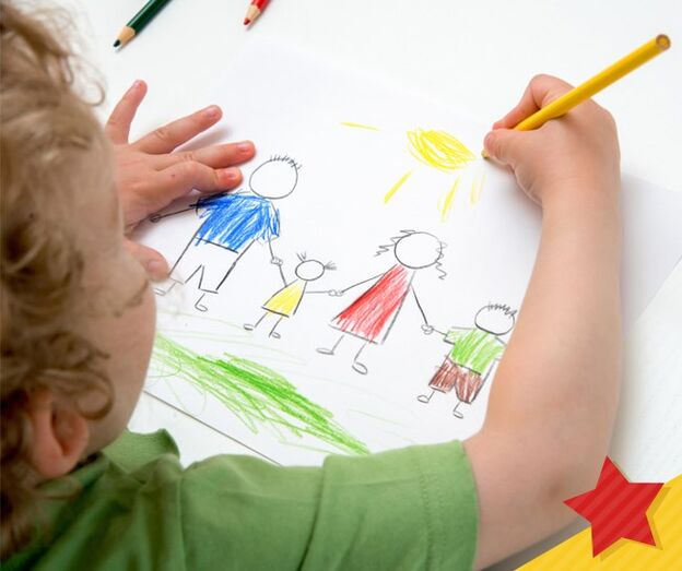 Criança, desenhar, desenho, infantil