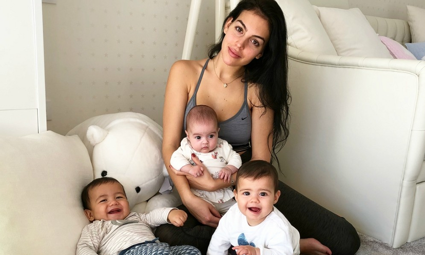 georgina rodríguez, filhos