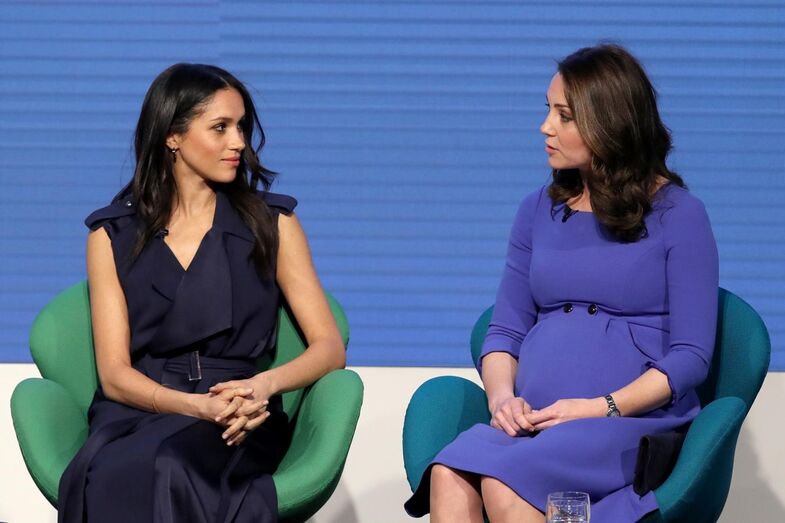 Meghan Markle, Kate Middleton, Harry, William 