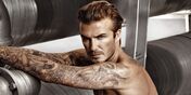 David Beckham, futebolista, moda, corpo