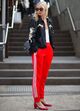 street style, sporty pants 