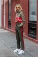 street style, sporty pants 
