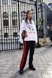 street style, sporty pants 