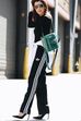 street style, sporty pants 