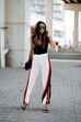street style, sporty pants 