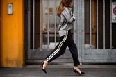 street style, sporty pants 