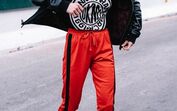 street style, sporty pants 