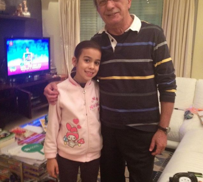 Veja como está crescida a filha mais nova de Carlos Cruz