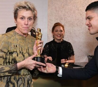 Atriz Frances McDormand fica sem o Óscar 