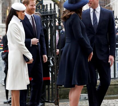 Meghan estreia-se em primeiro compromisso oficial da família real britânica 