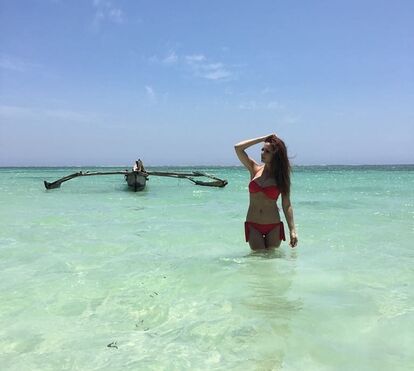 Catarina Morazzo voou até ao Quénia, África.