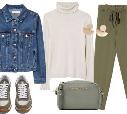 Verde caqui para um dia de chuva