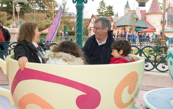 Fernando Santos, família, paris, disneyland