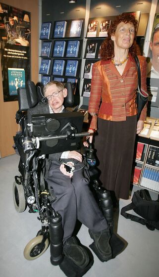 Stephen Hawking e Elaine Mason
