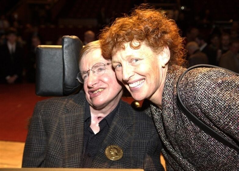 Stephen Hawking e Elaine Mason