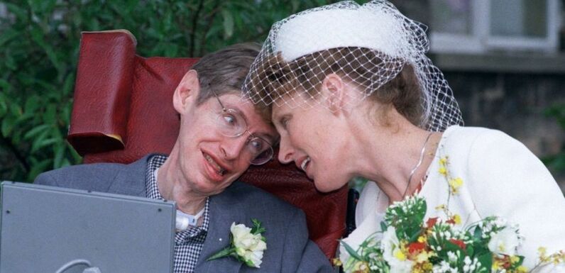 Stephen Hawking e Elaine Mason