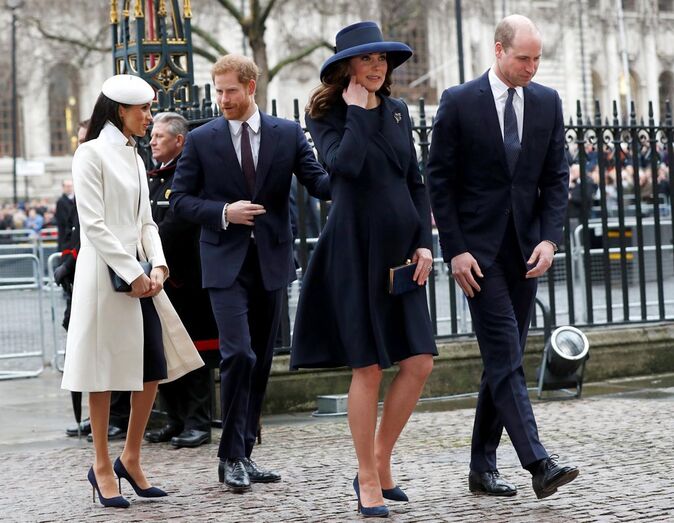Meghan Markle, Príncipe Harry, Kate Middleton, William, Isabel II, evento oficial 