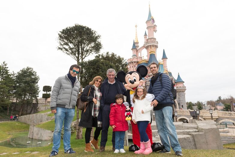 Fernando Santos, família, paris, disneyland