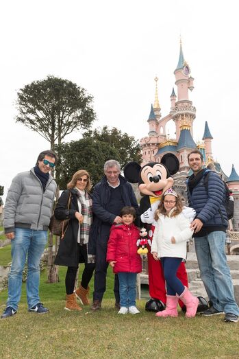 Fernando Santos, família, paris, disneyland