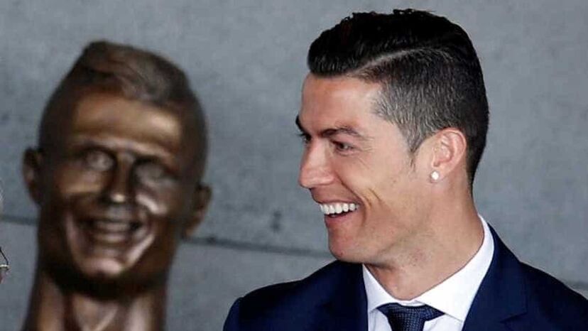 Cristiano Ronaldo, Busto, Emanuel Santos, escultor, Aeroporto da Madeira