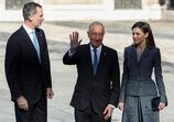 Marcelo Rebelo de Sousa, Felipe, Letizia, Reis de Espanha  