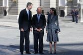 Marcelo Rebelo de Sousa, Felipe, Letizia, Reis de Espanha  