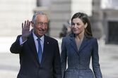 Marcelo Rebelo de Sousa, Felipe, Letizia, Reis de Espanha  