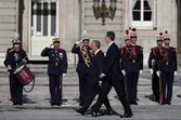 Marcelo Rebelo de Sousa, Felipe, Letizia, Reis de Espanha  