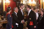 Letizia, marcelo rebelo de sousa e felipe VI
