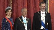Letizia, marcelo rebelo de sousa e felipe VI