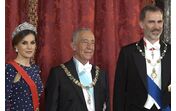 Letizia, marcelo rebelo de sousa e felipe VI