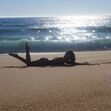 Dânia Neto, Miami, praia, férias, topless