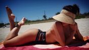Dânia Neto, Topless, praia, miami, sensual