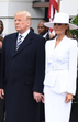 donald trump, melania trump, macron