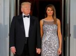 donald trump, melania trump, macron