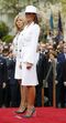 Donald Trump, Emmanuel Macron, Brigitte Macron, Melania Trump 