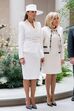 brigitte macron, melania trump