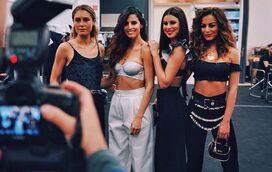 Desfile de beachwear em Verona reúne várias estrelas portuguesas