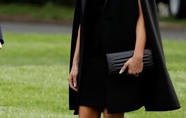Melania Trump e Brigitte Macron rivais nos looks em Washington