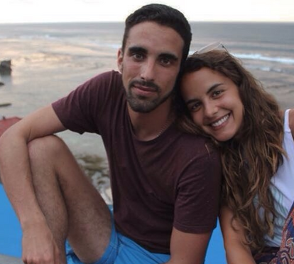 Sara Matos e o irmão Afonso