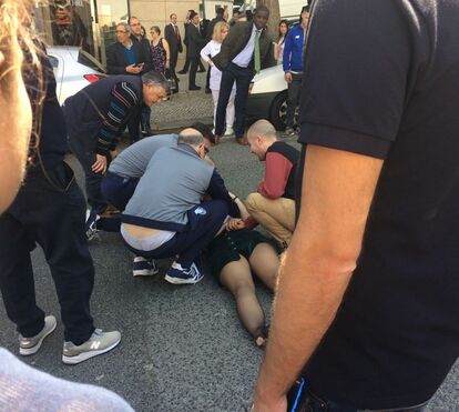 Acidente. Equipa médica do FC Porto assiste jovem atropelada em Lisboa
