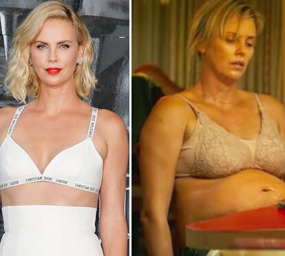 Charlize Theron engorda 22 quilos para novo filme e acaba deprimida. Veja o antes o depois!