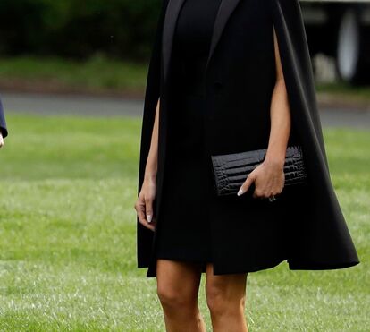Melania Trump e Brigitte Macron rivais nos looks em Washington